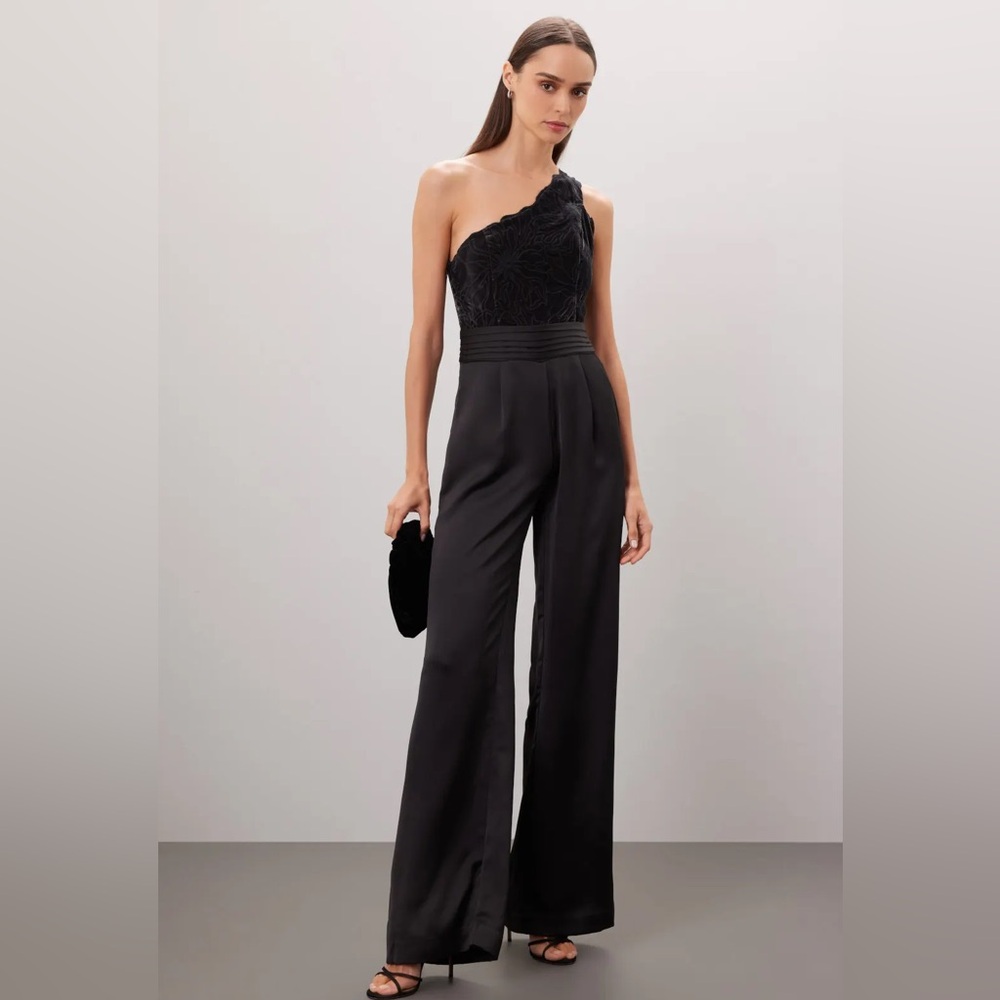 Ramy Brook Adeline One-Shoulder Jumpsuit Size 0 Nwt
